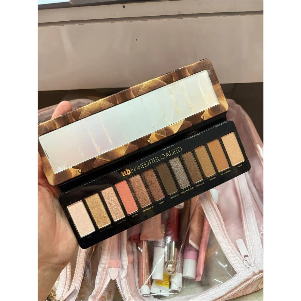 Urban Decay Naked Reloaded Eyeshadow Palette - Champagne, Peach, Bronze, Brown